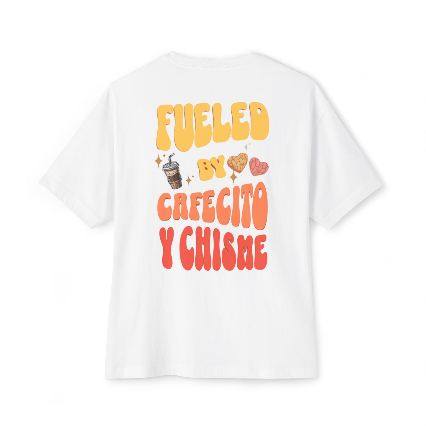 Cafecito Unisex Oversized Boxy Tee