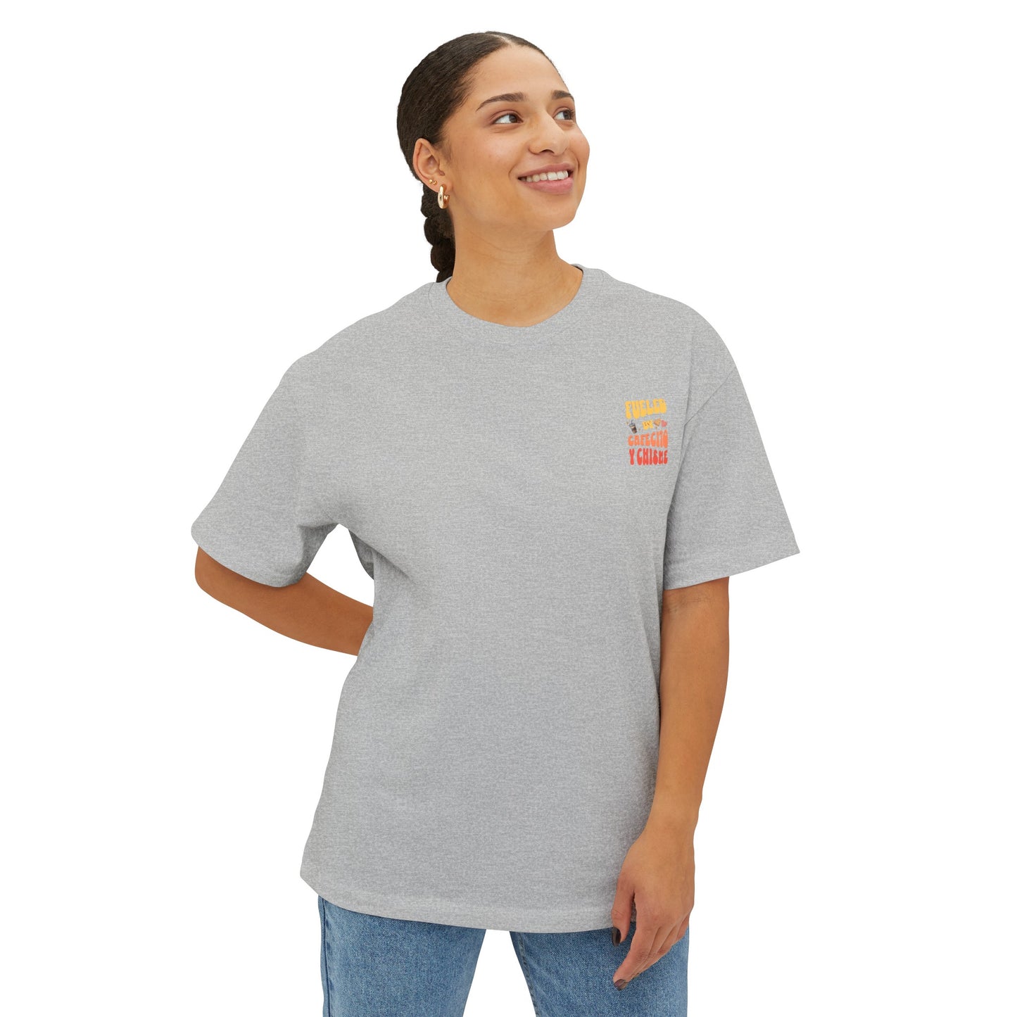 Cafecito Unisex Oversized Boxy Tee