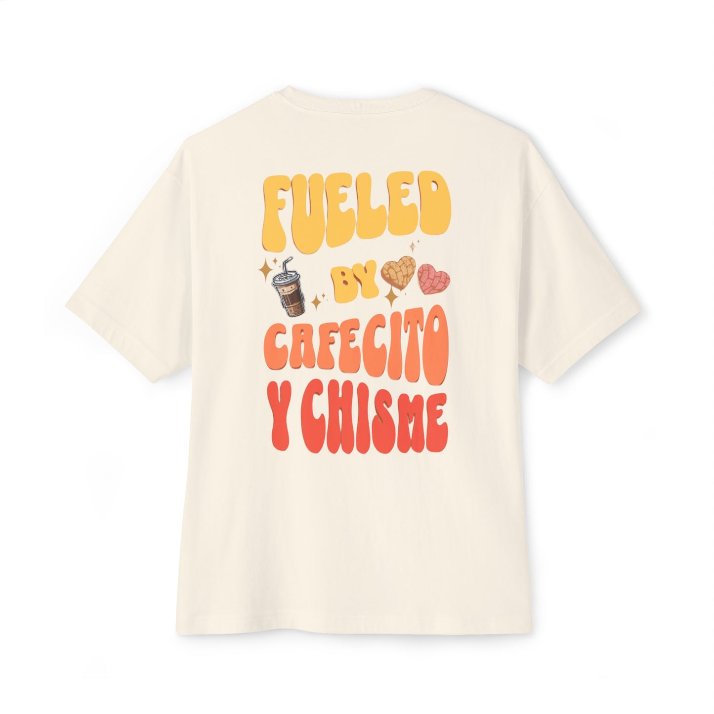Cafecito Unisex Oversized Boxy Tee