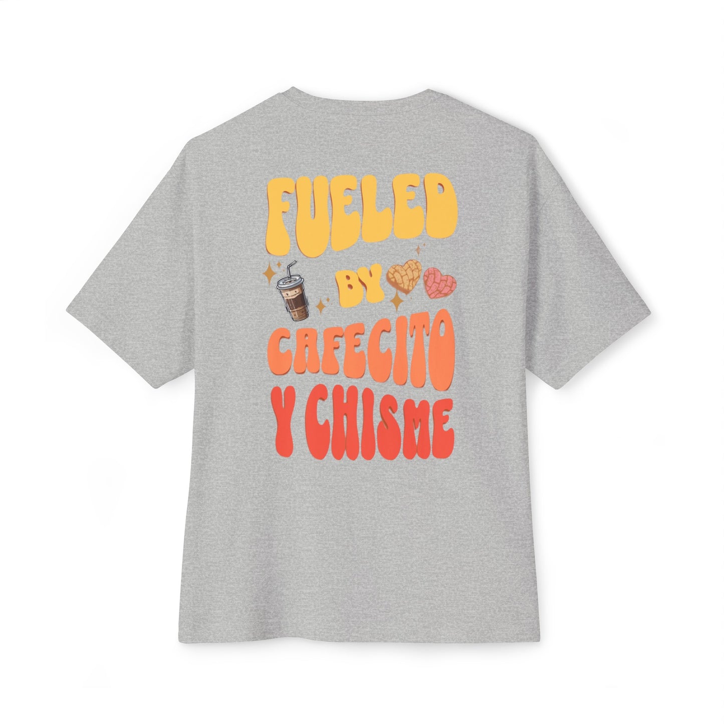 Cafecito Unisex Oversized Boxy Tee
