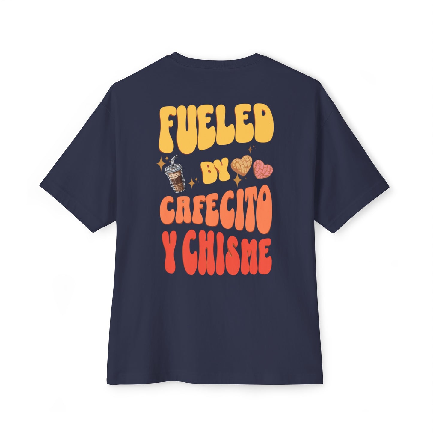 Cafecito Unisex Oversized Boxy Tee