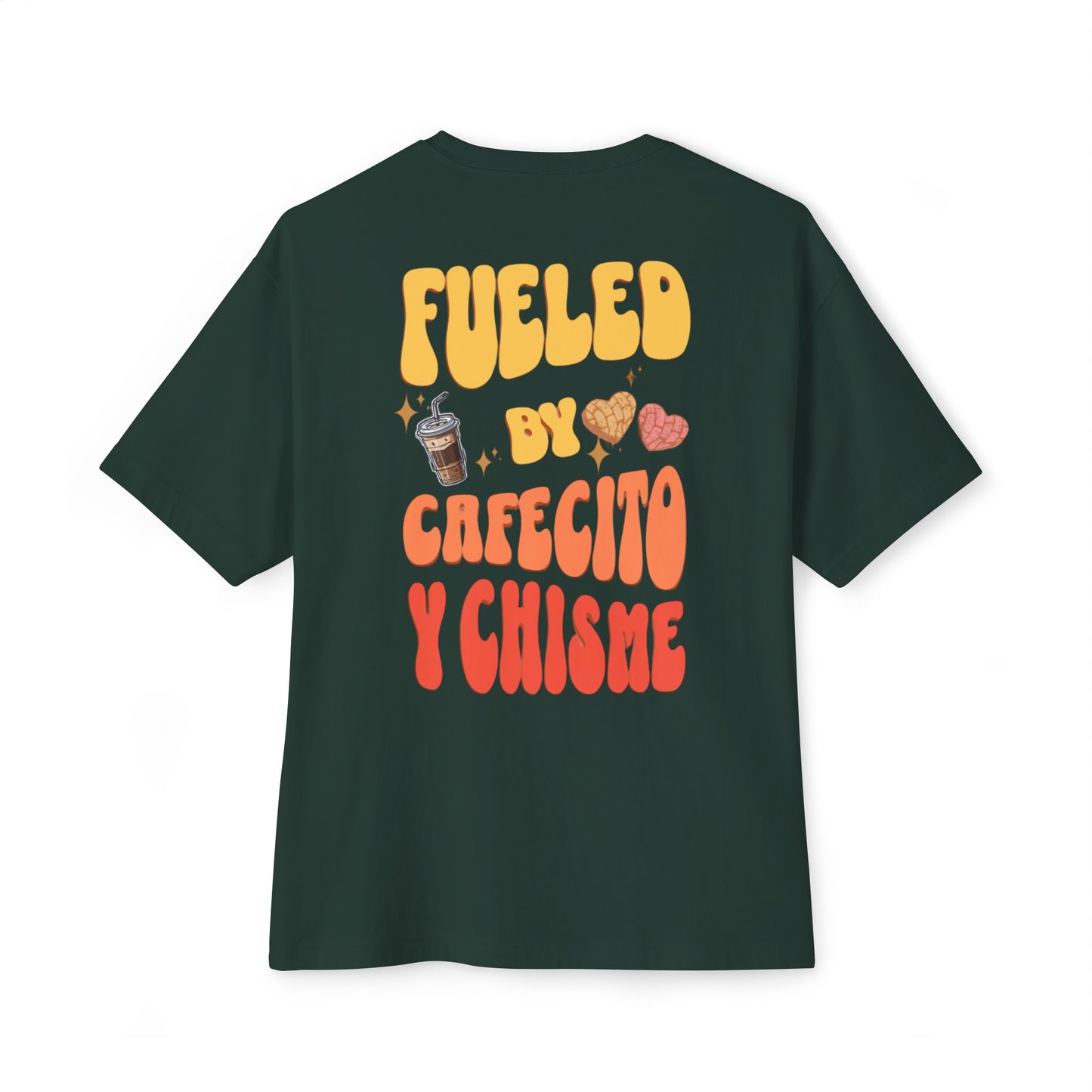 Cafecito Unisex Oversized Boxy Tee