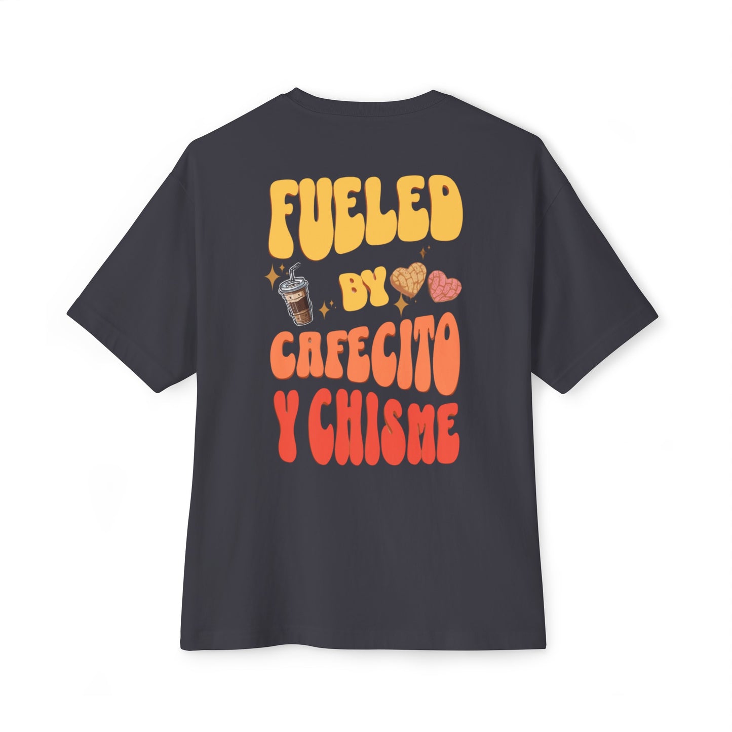 Cafecito Unisex Oversized Boxy Tee