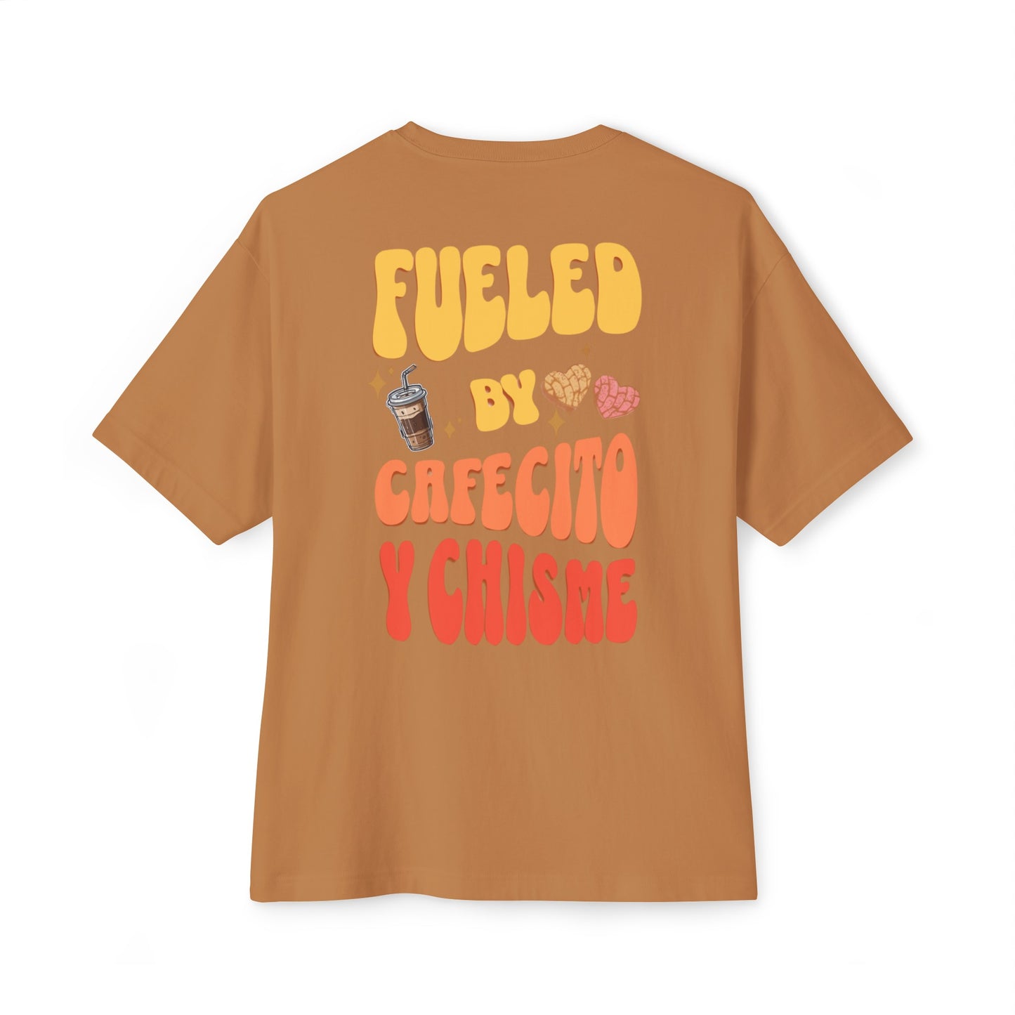 Cafecito Unisex Oversized Boxy Tee