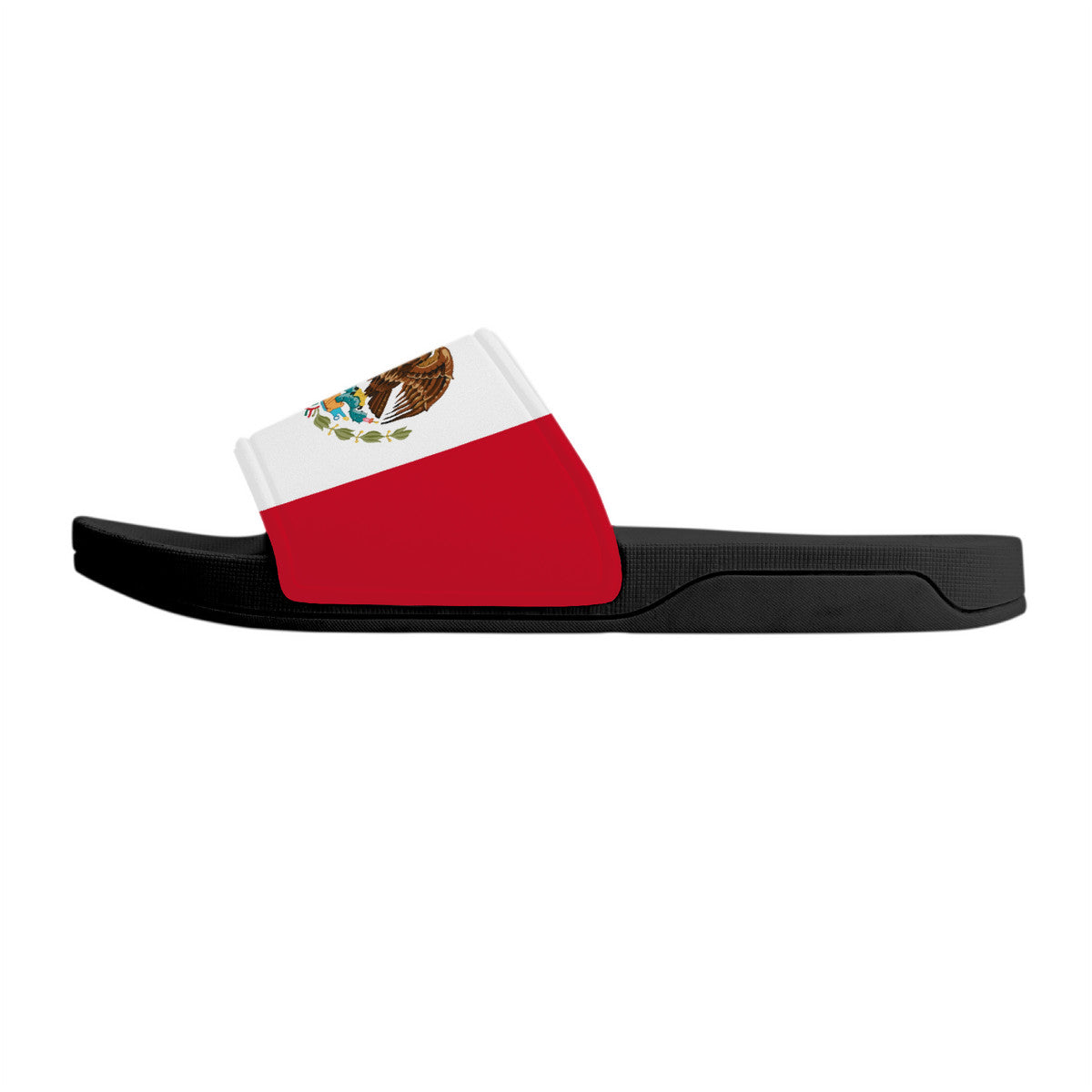 Mexico Men's Slide Sandals - Black