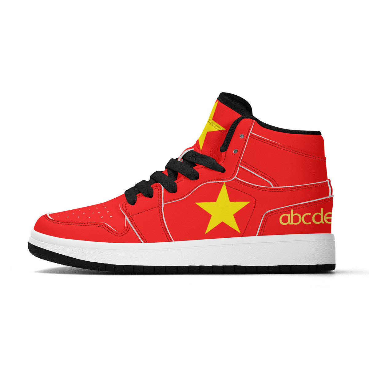 Matteo's Children High-Top Synthetic Leather Sneakers