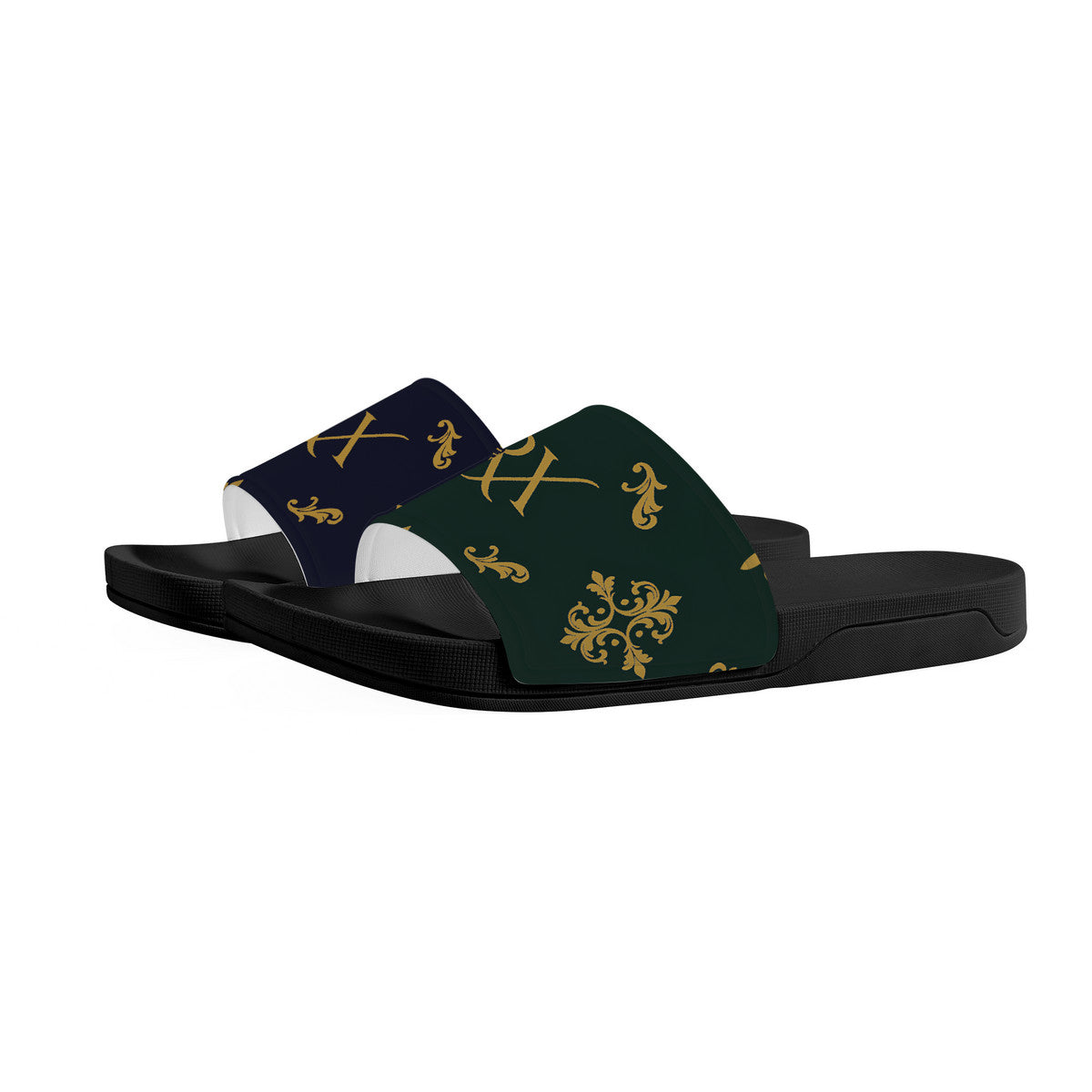 Rigeaux Slide Sandals - Black