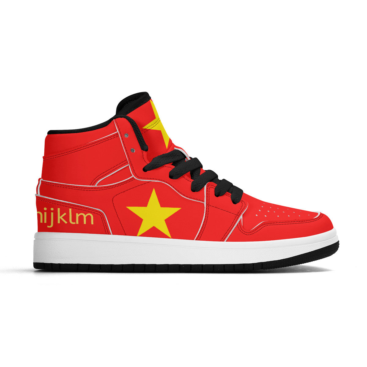 Matteo's Children High-Top Synthetic Leather Sneakers