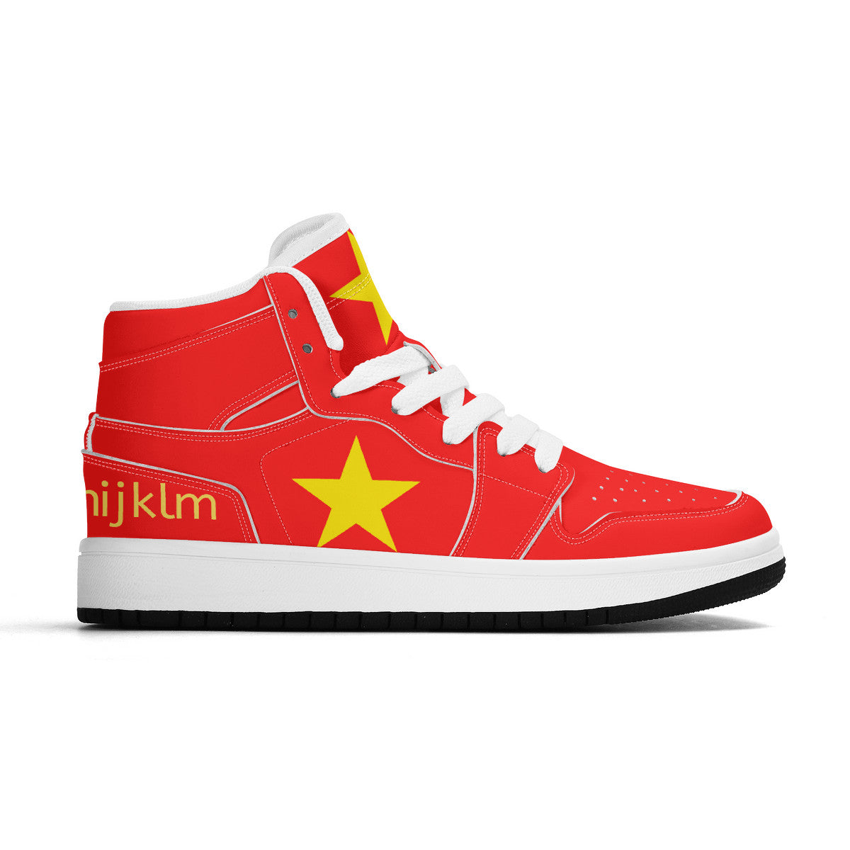 Matteo's Children High-Top Synthetic Leather Sneakers
