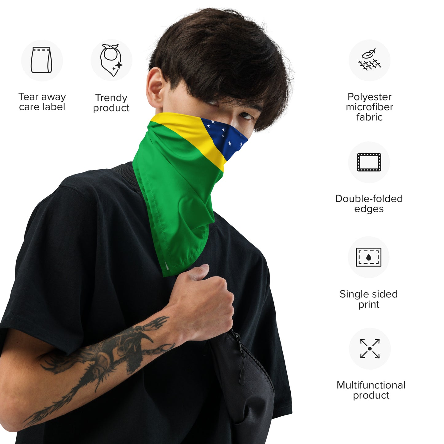 Brazilian Flag bandana