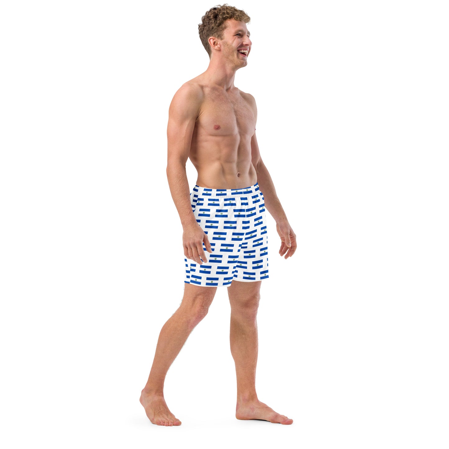 El Salvador Flag Men's swim trunks