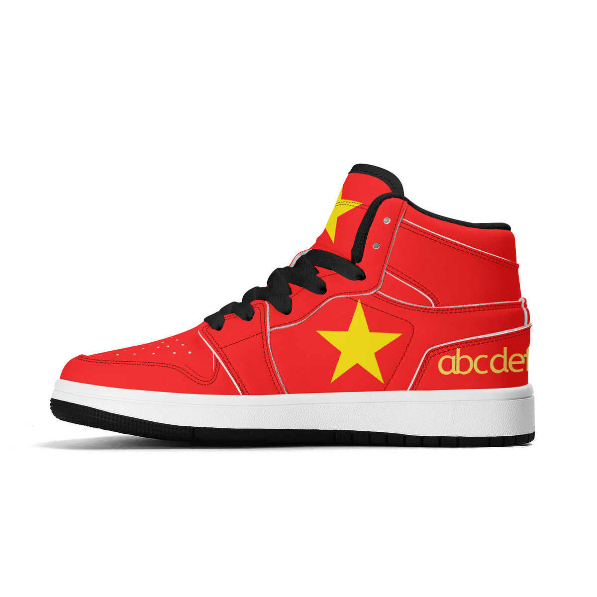 Matteo's Children High-Top Synthetic Leather Sneakers