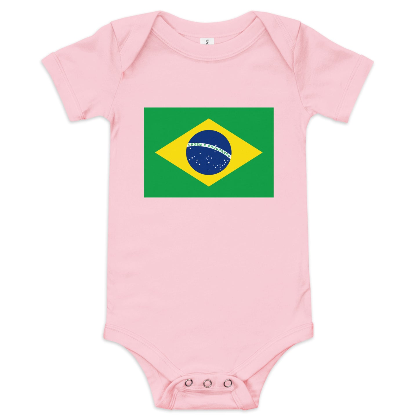 Brazilian Flag Baby short sleeve one piece