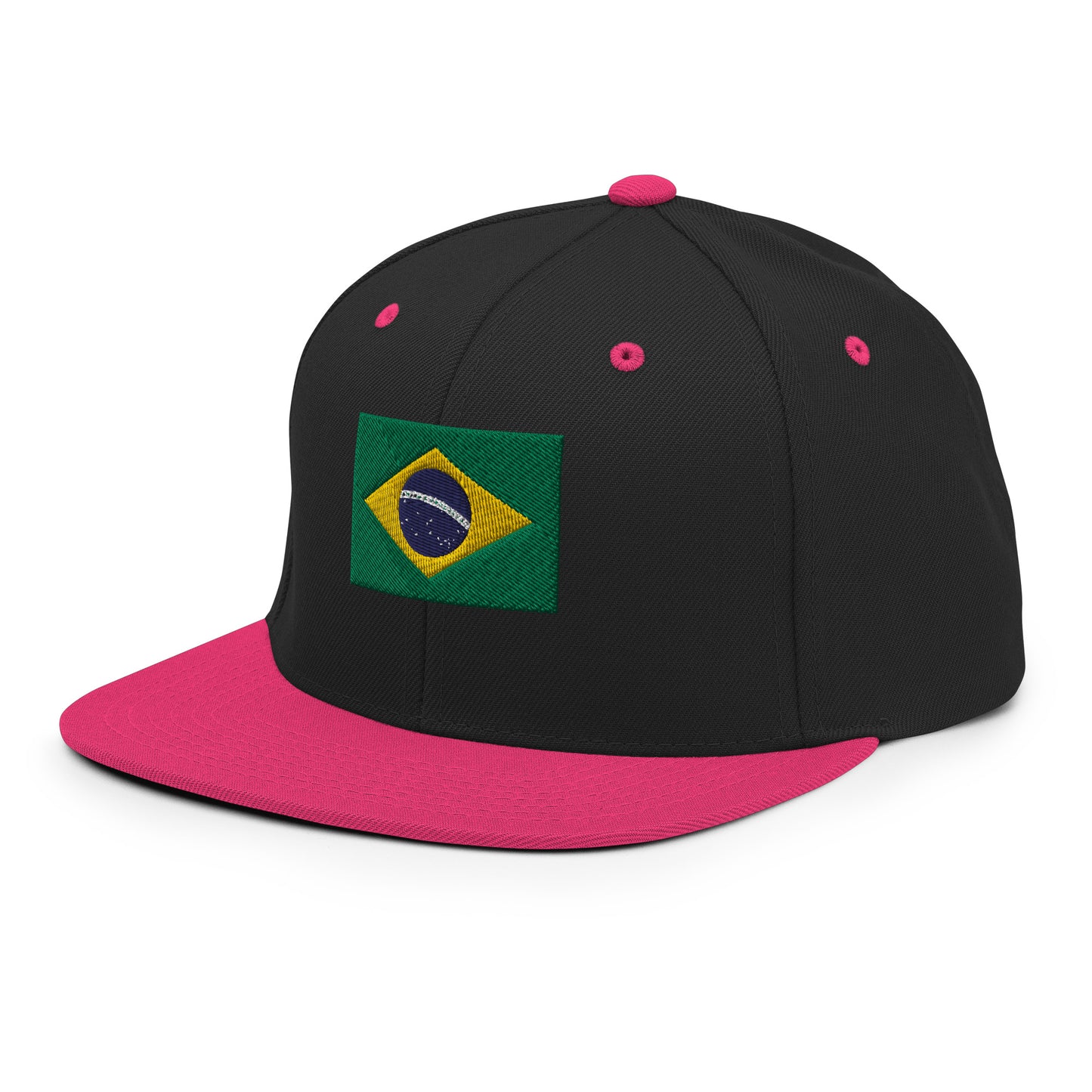 Brazilian Flag Snapback Hat