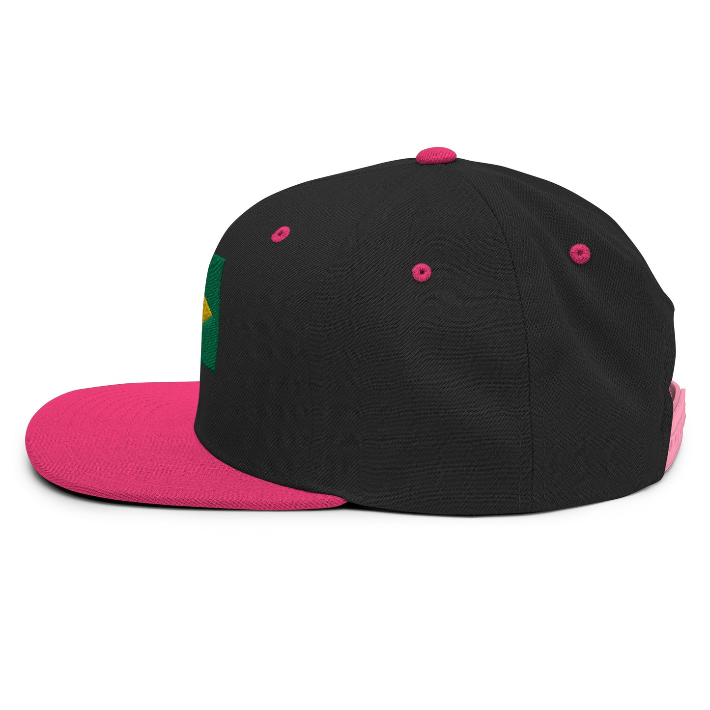 Brazilian Flag Snapback Hat