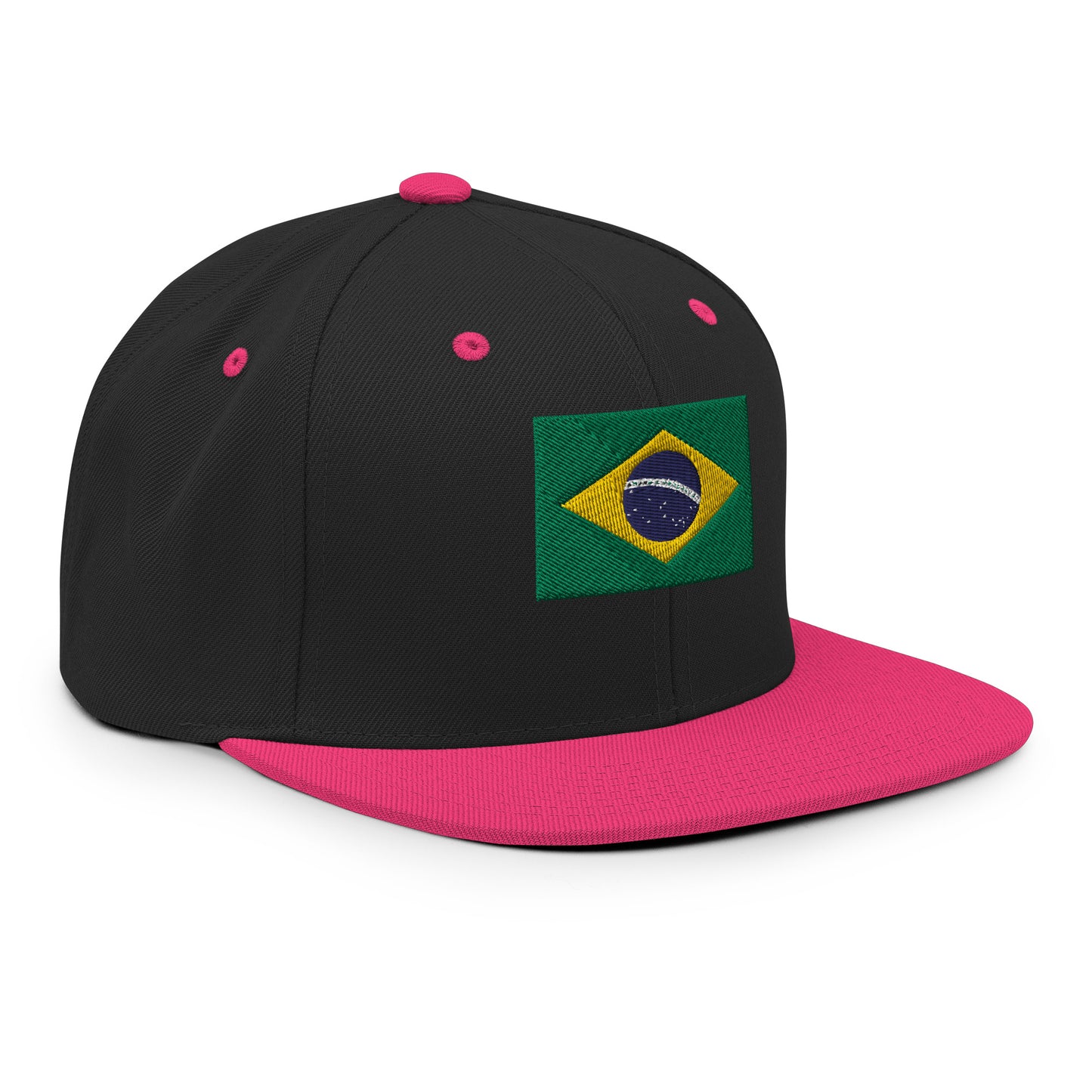 Brazilian Flag Snapback Hat