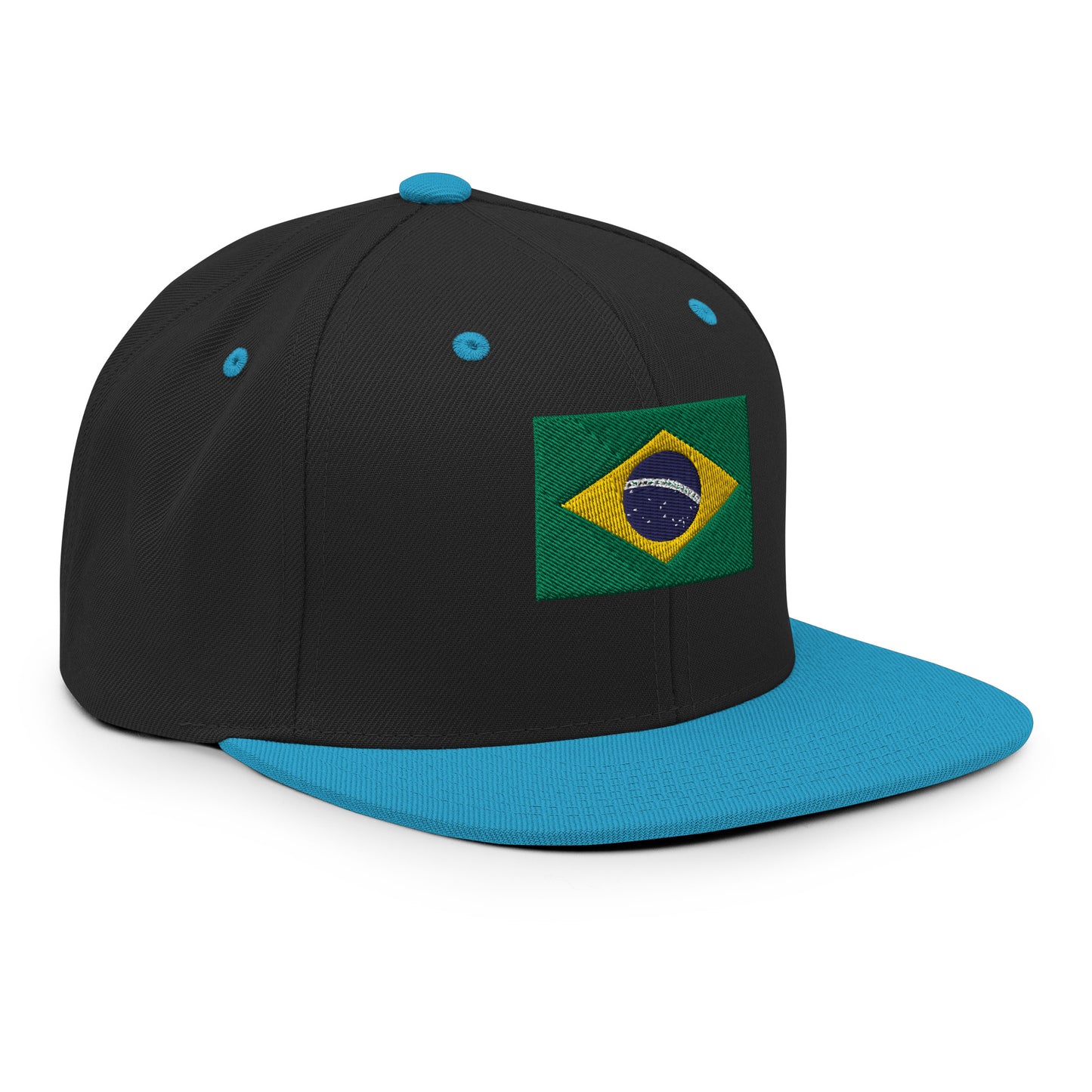 Brazilian Flag Snapback Hat