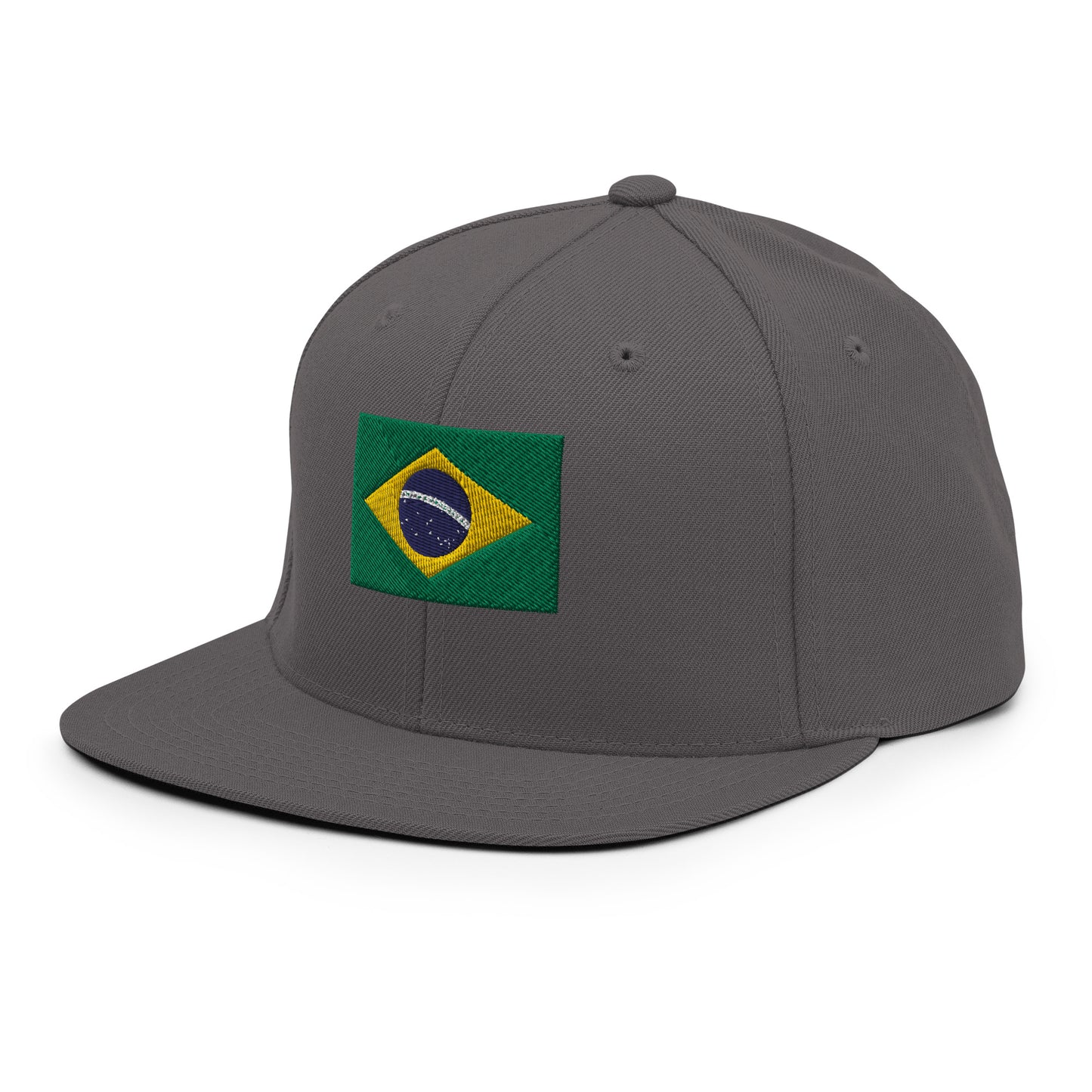 Brazilian Flag Snapback Hat