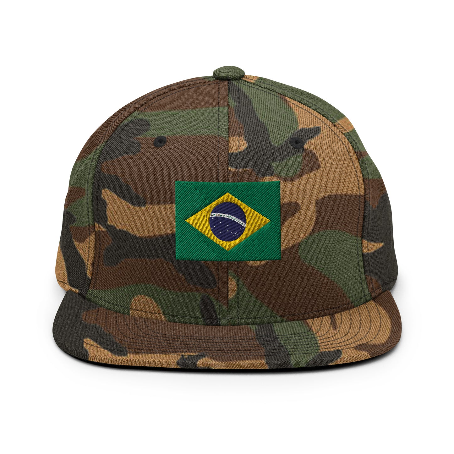Brazilian Flag Snapback Hat
