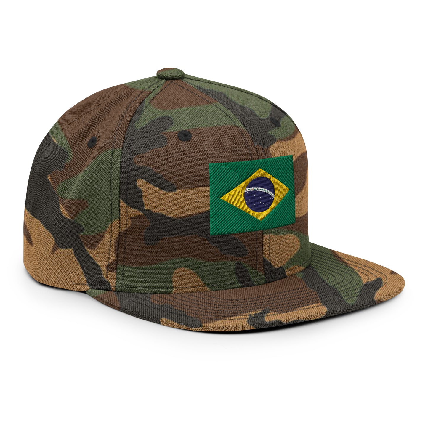 Brazilian Flag Snapback Hat