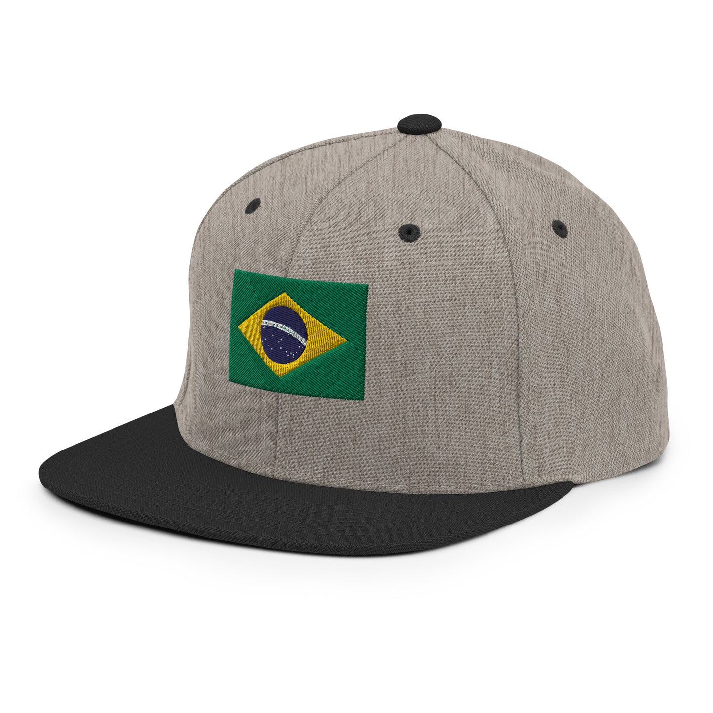 Brazilian Flag Snapback Hat