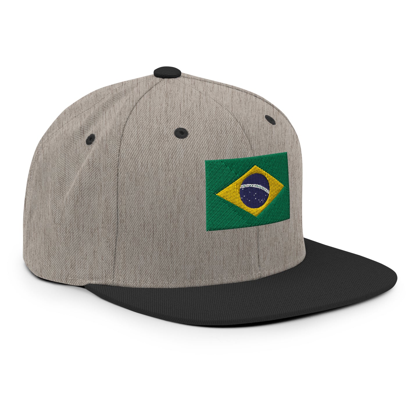 Brazilian Flag Snapback Hat