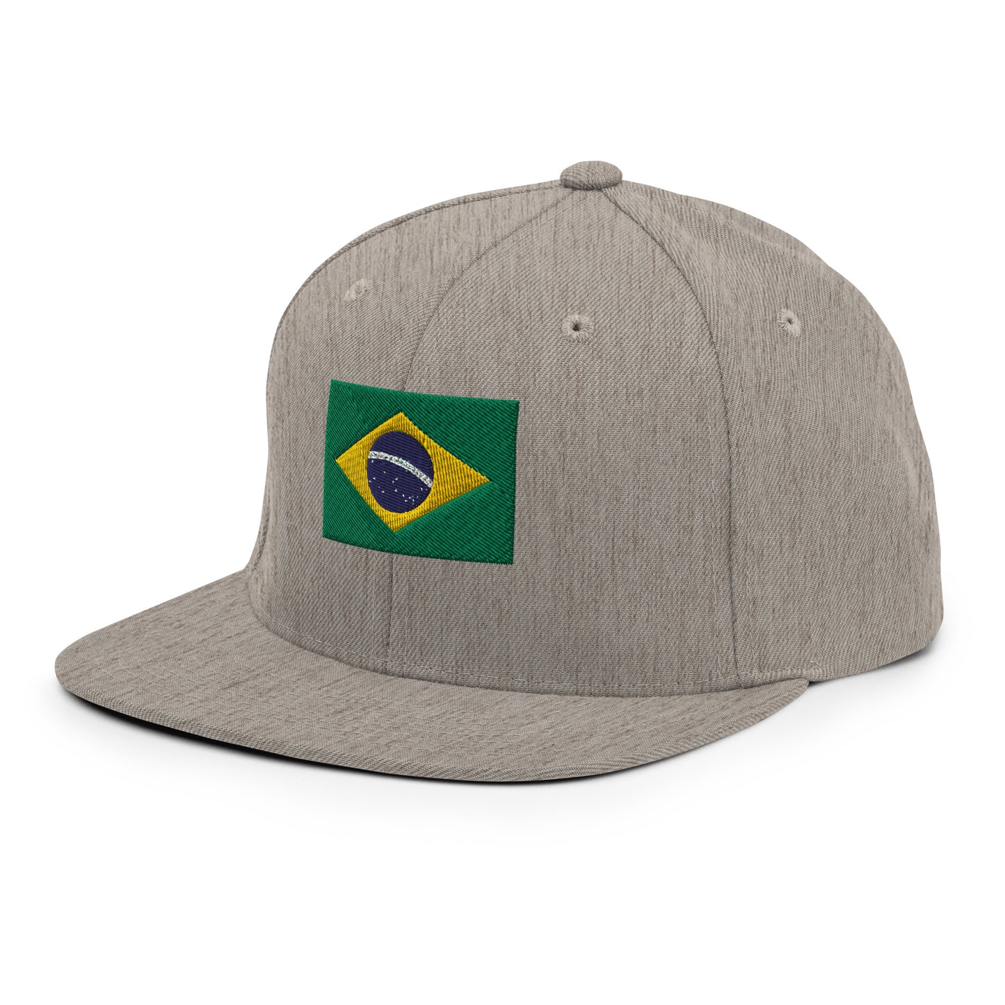 Brazilian Flag Snapback Hat