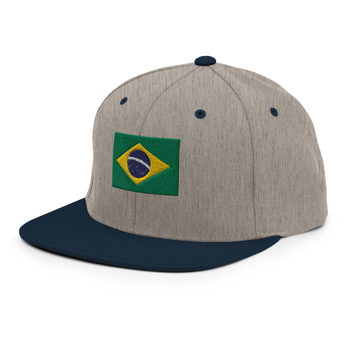 Brazilian Flag Snapback Hat