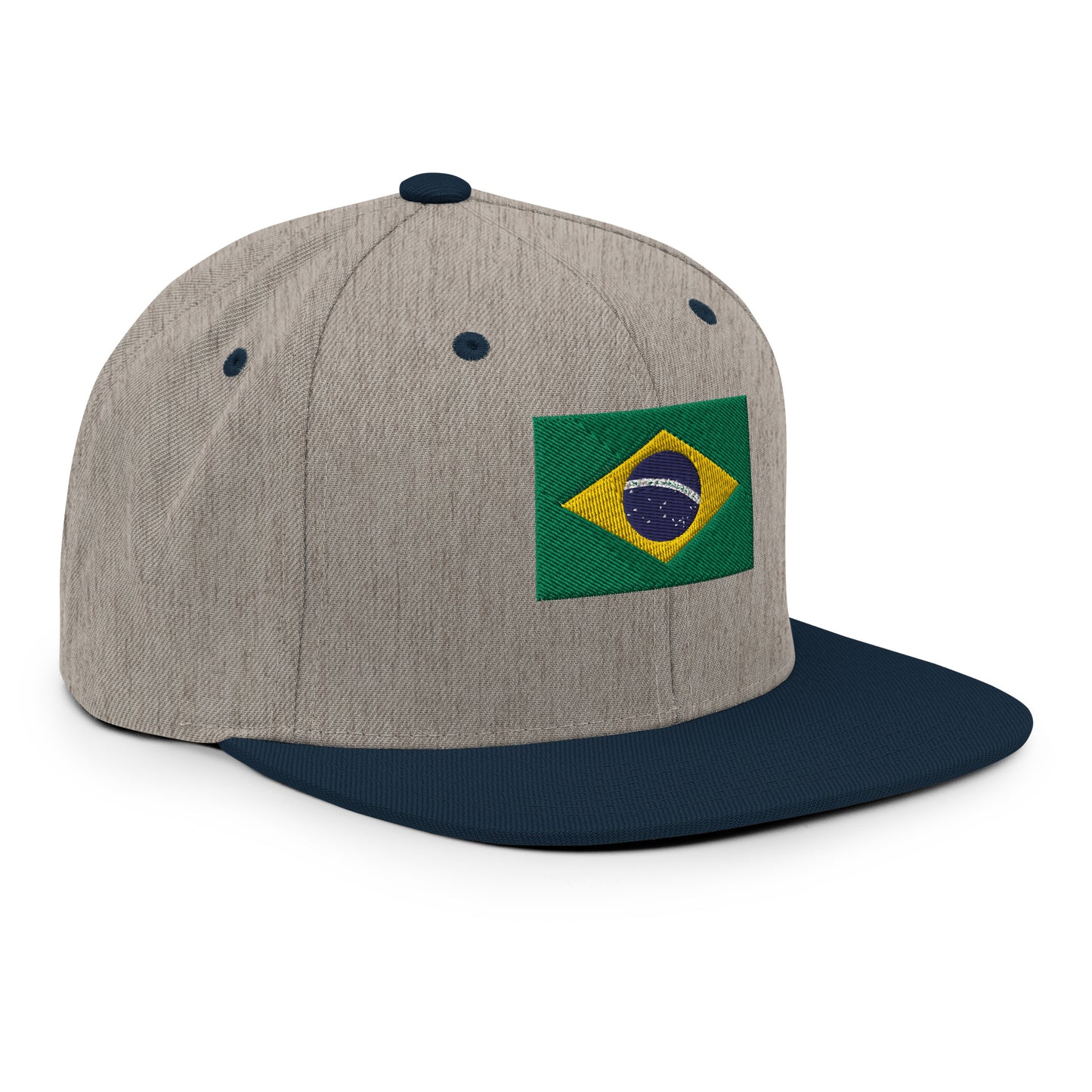 Brazilian Flag Snapback Hat