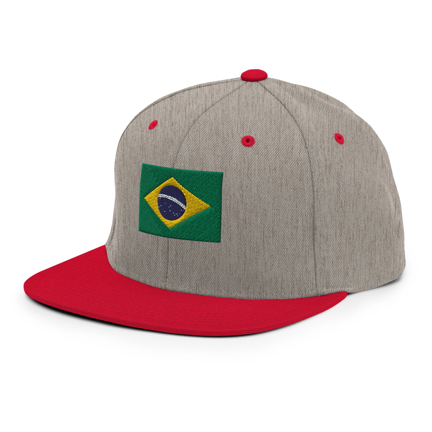 Brazilian Flag Snapback Hat