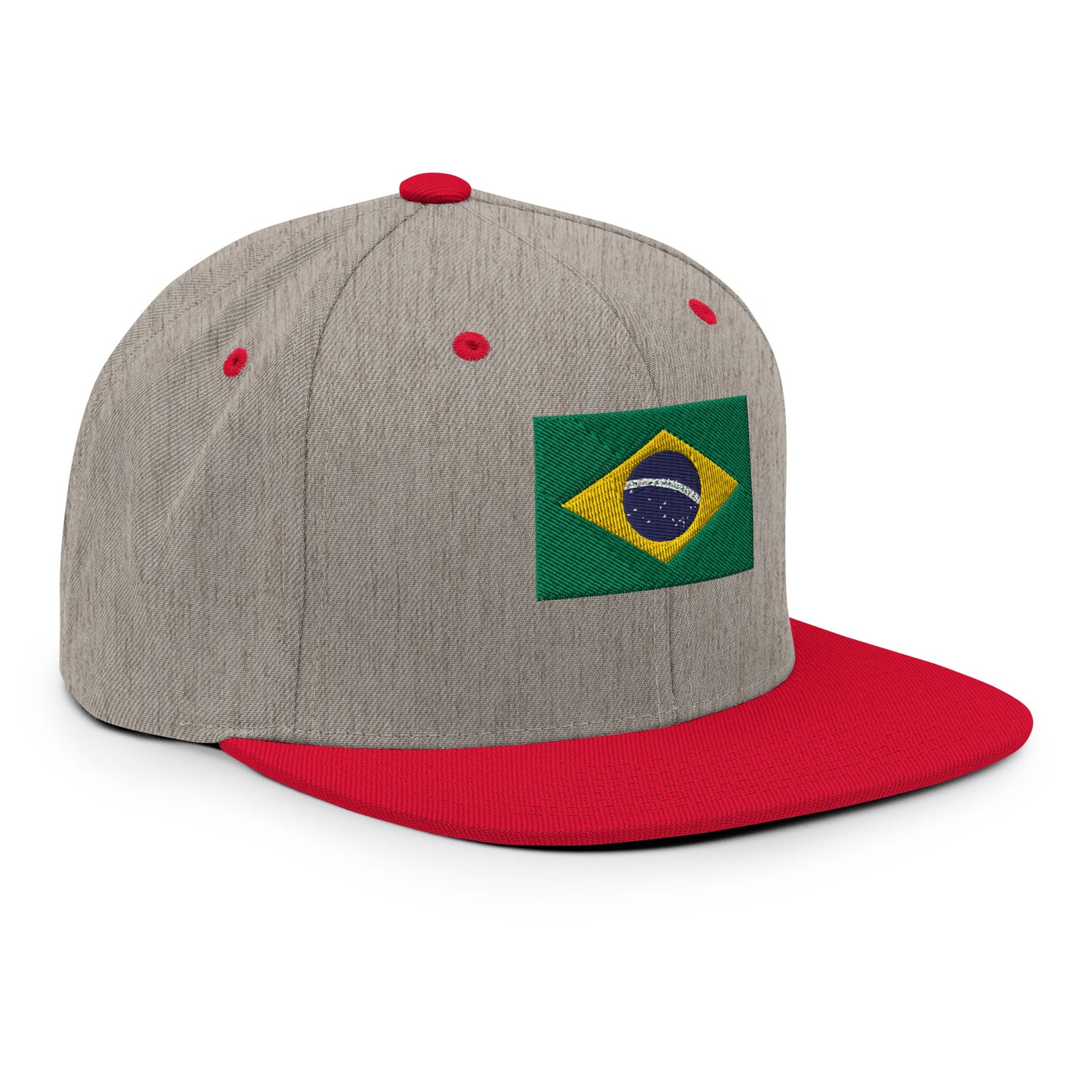 Brazilian Flag Snapback Hat