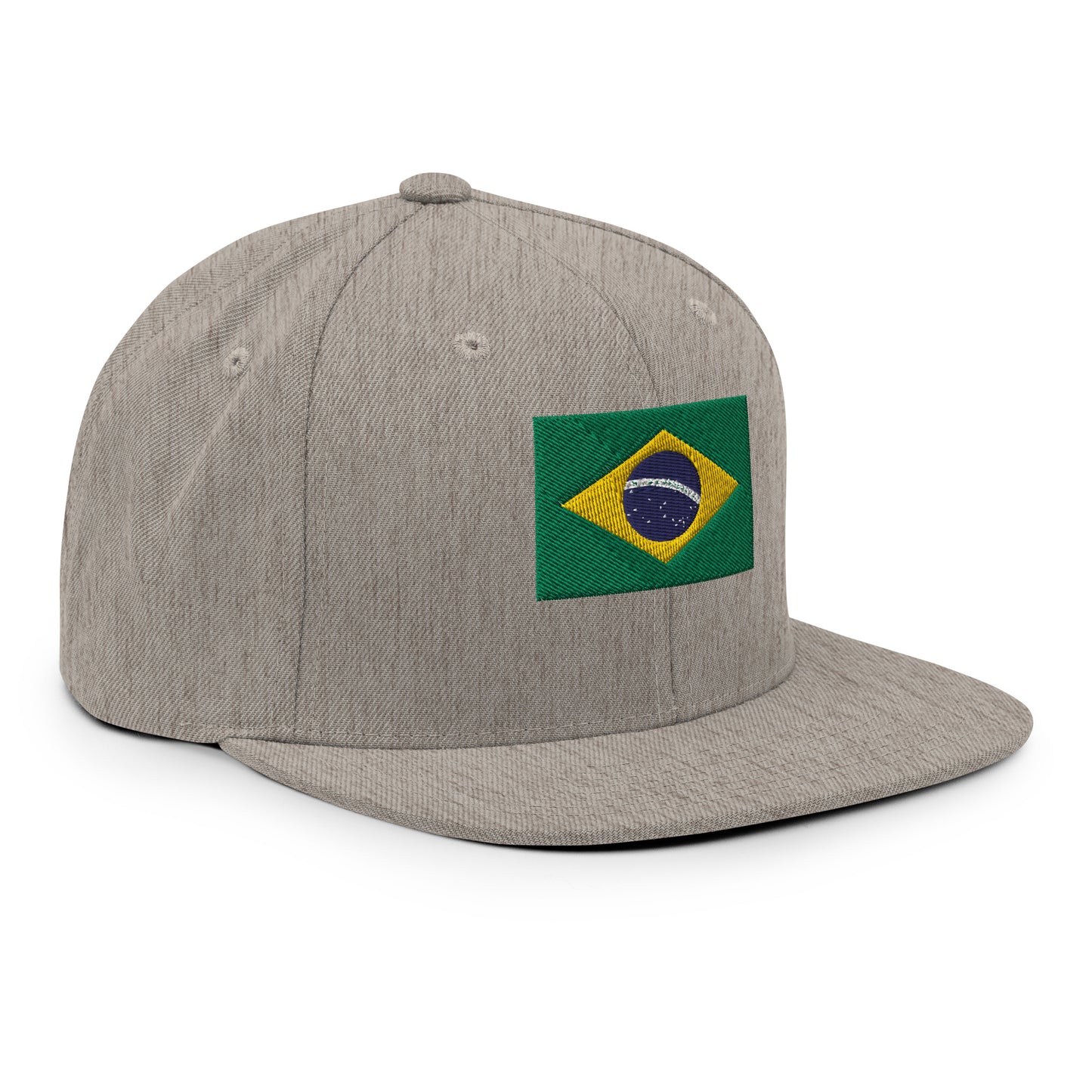 Brazilian Flag Snapback Hat
