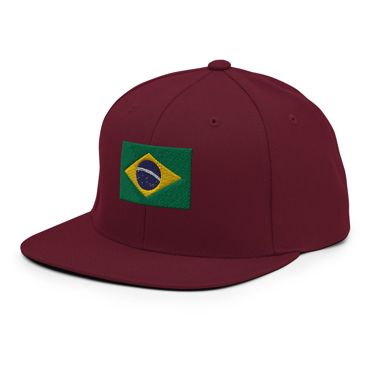 Brazilian Flag Snapback Hat