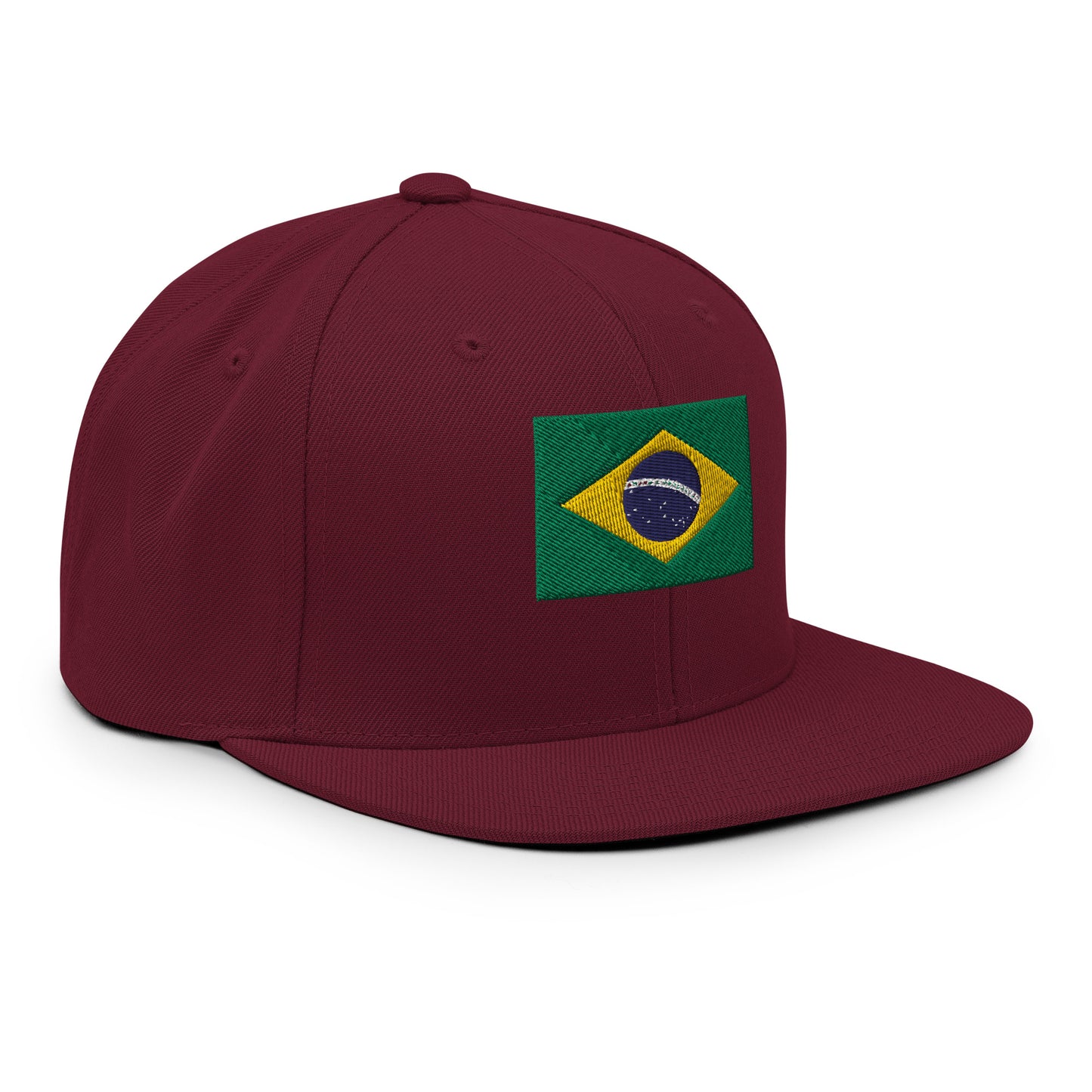 Brazilian Flag Snapback Hat