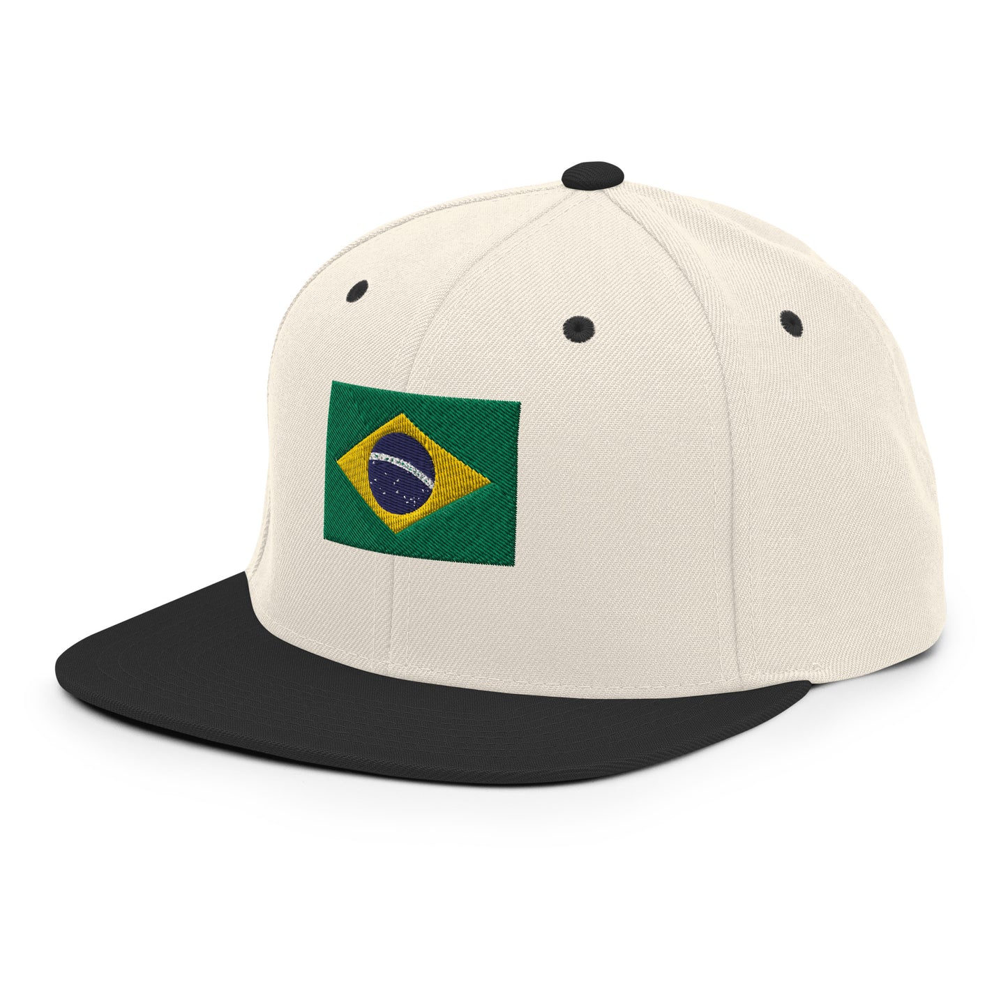 Brazilian Flag Snapback Hat