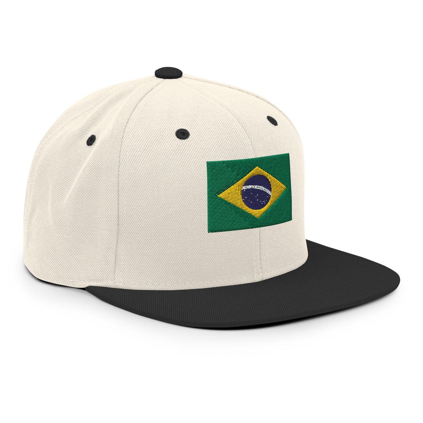 Brazilian Flag Snapback Hat