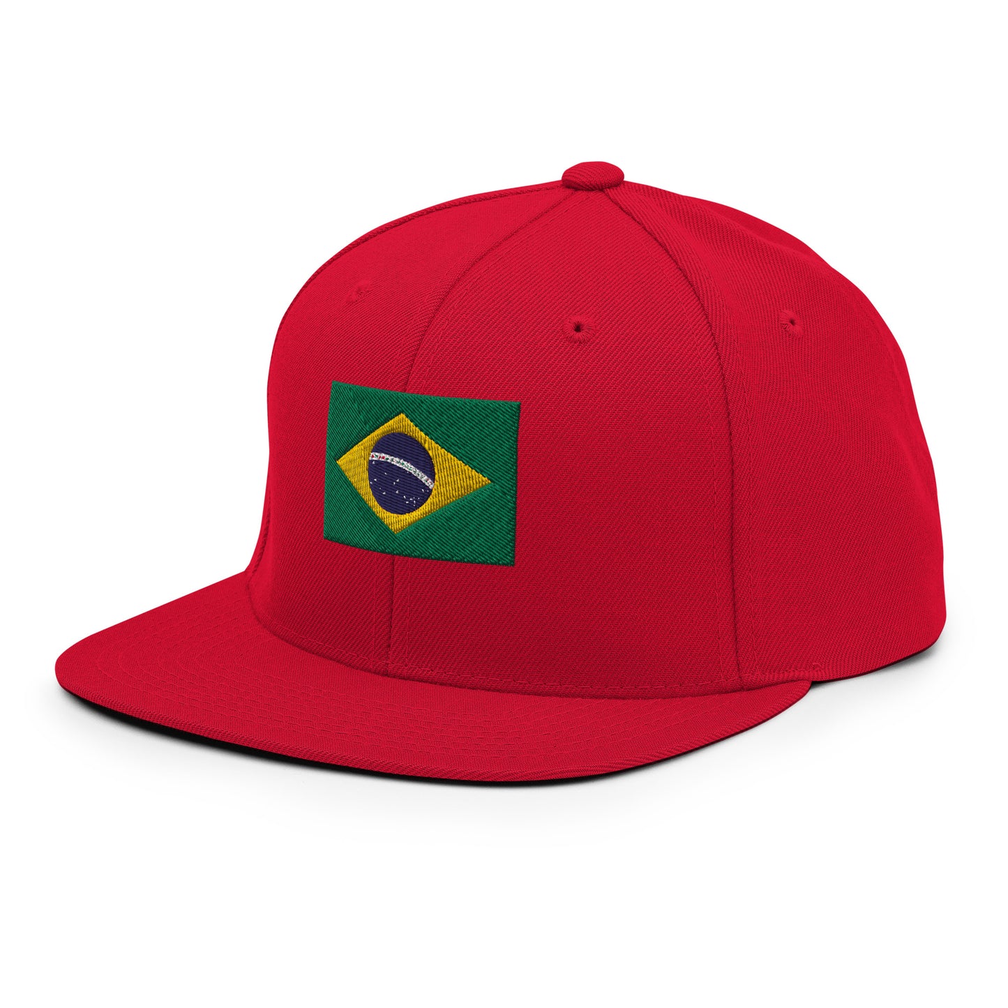 Brazilian Flag Snapback Hat