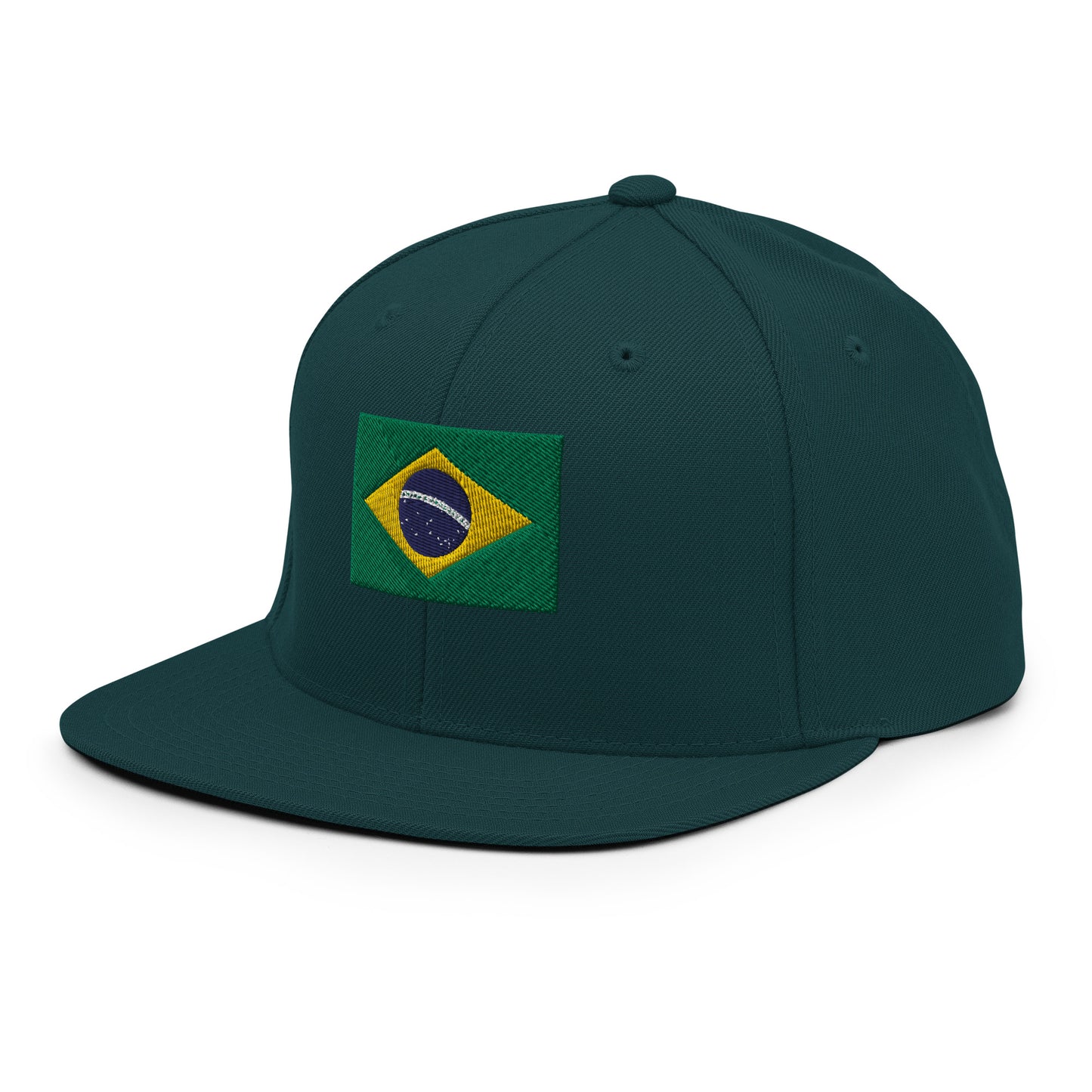 Brazilian Flag Snapback Hat