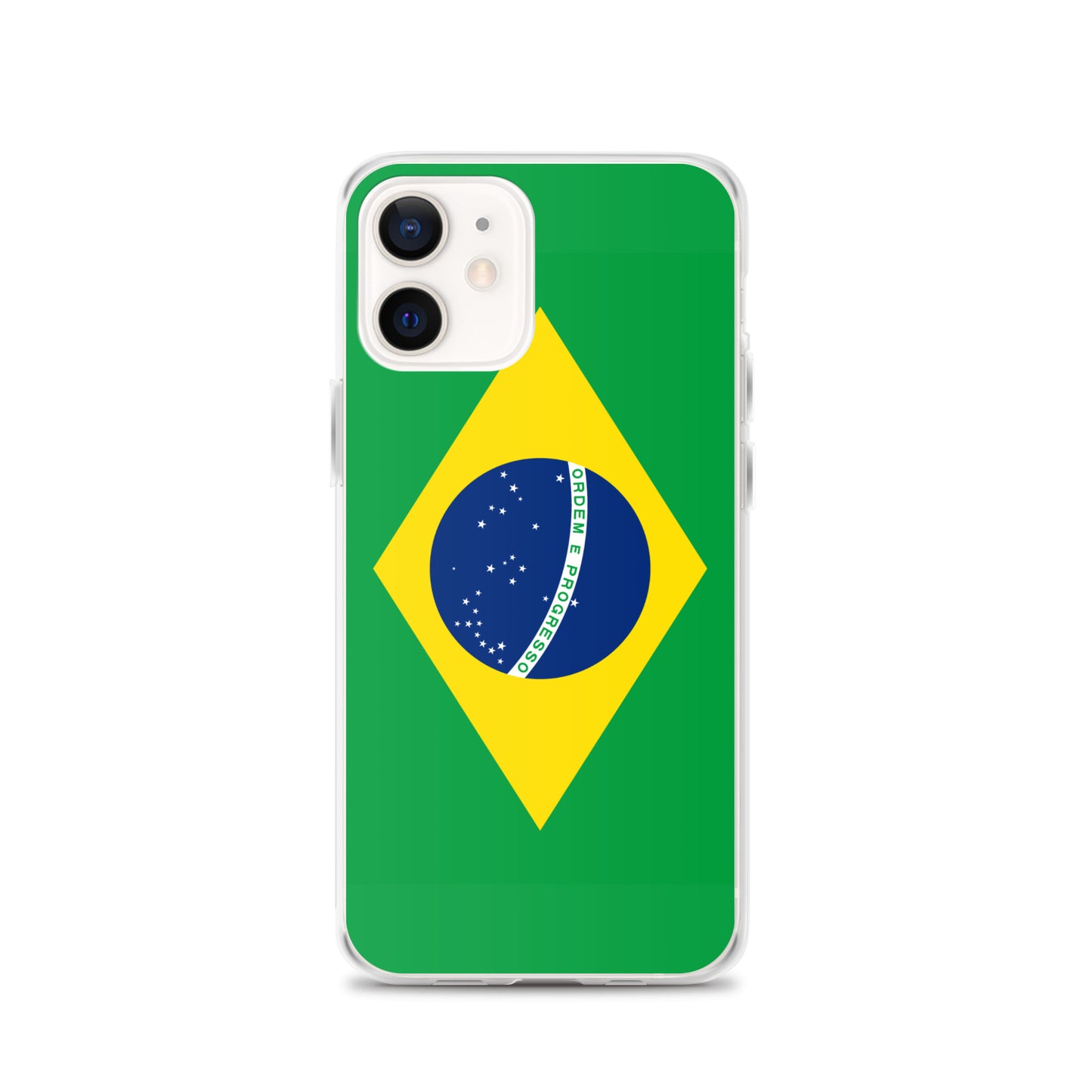 Braziilian Flag Clear Case for iPhone®