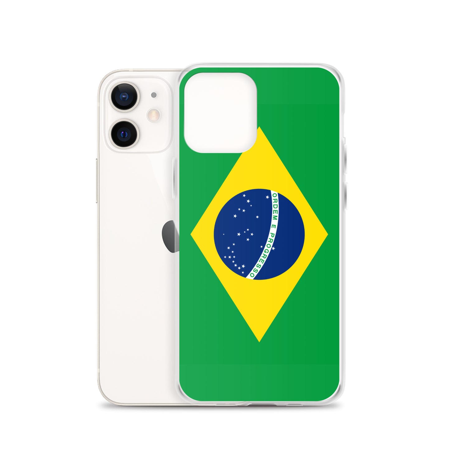 Braziilian Flag Clear Case for iPhone®