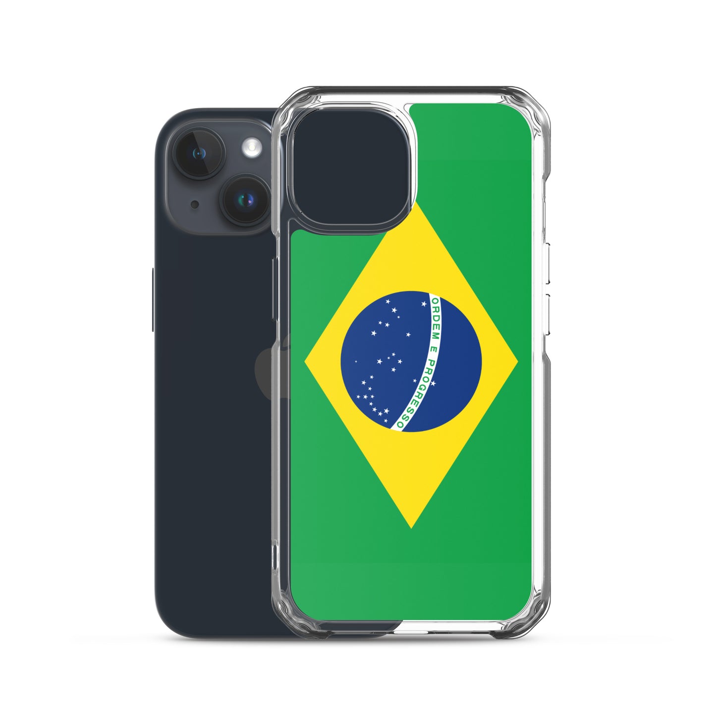 Braziilian Flag Clear Case for iPhone®