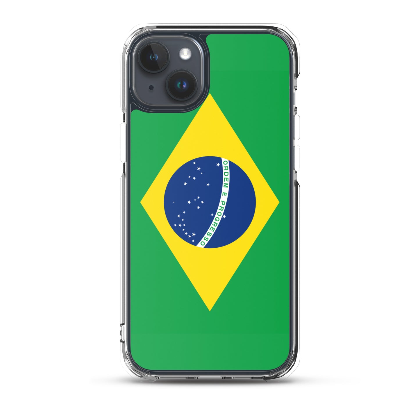 Braziilian Flag Clear Case for iPhone®