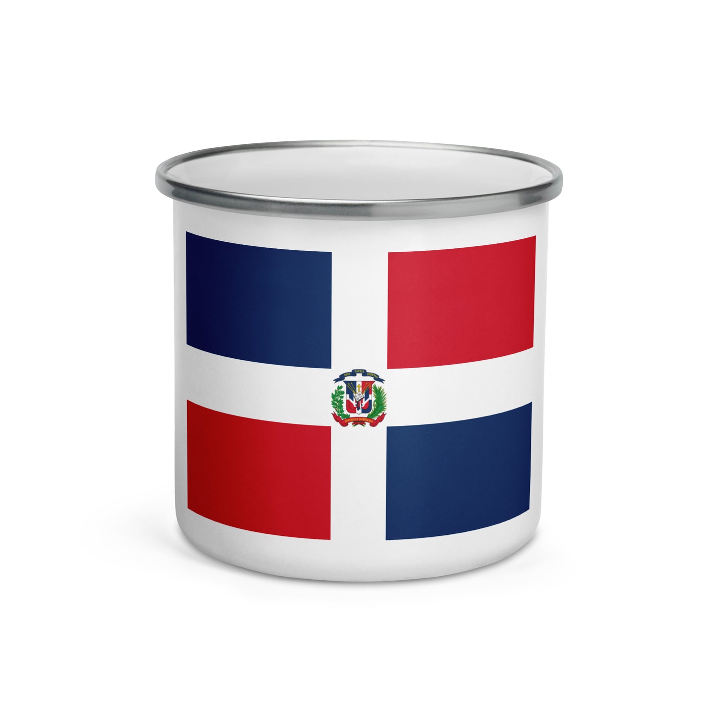 Dominican Republic Flag Enamel Mug