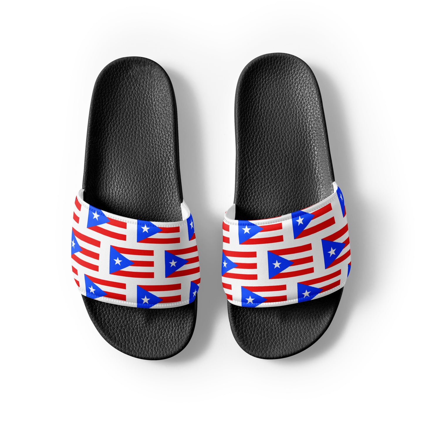 Puerto Rico Flag Men’s slides