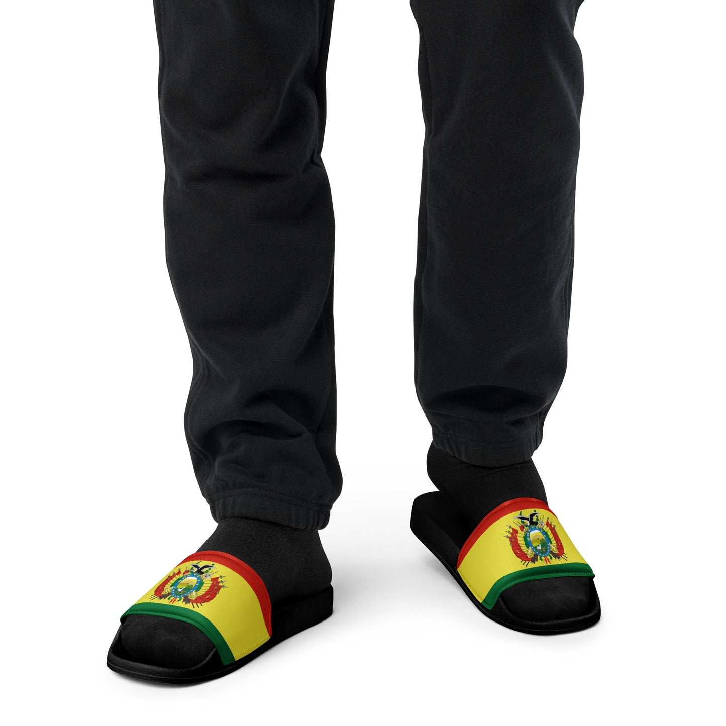 Bolivia Flag Men’s slides