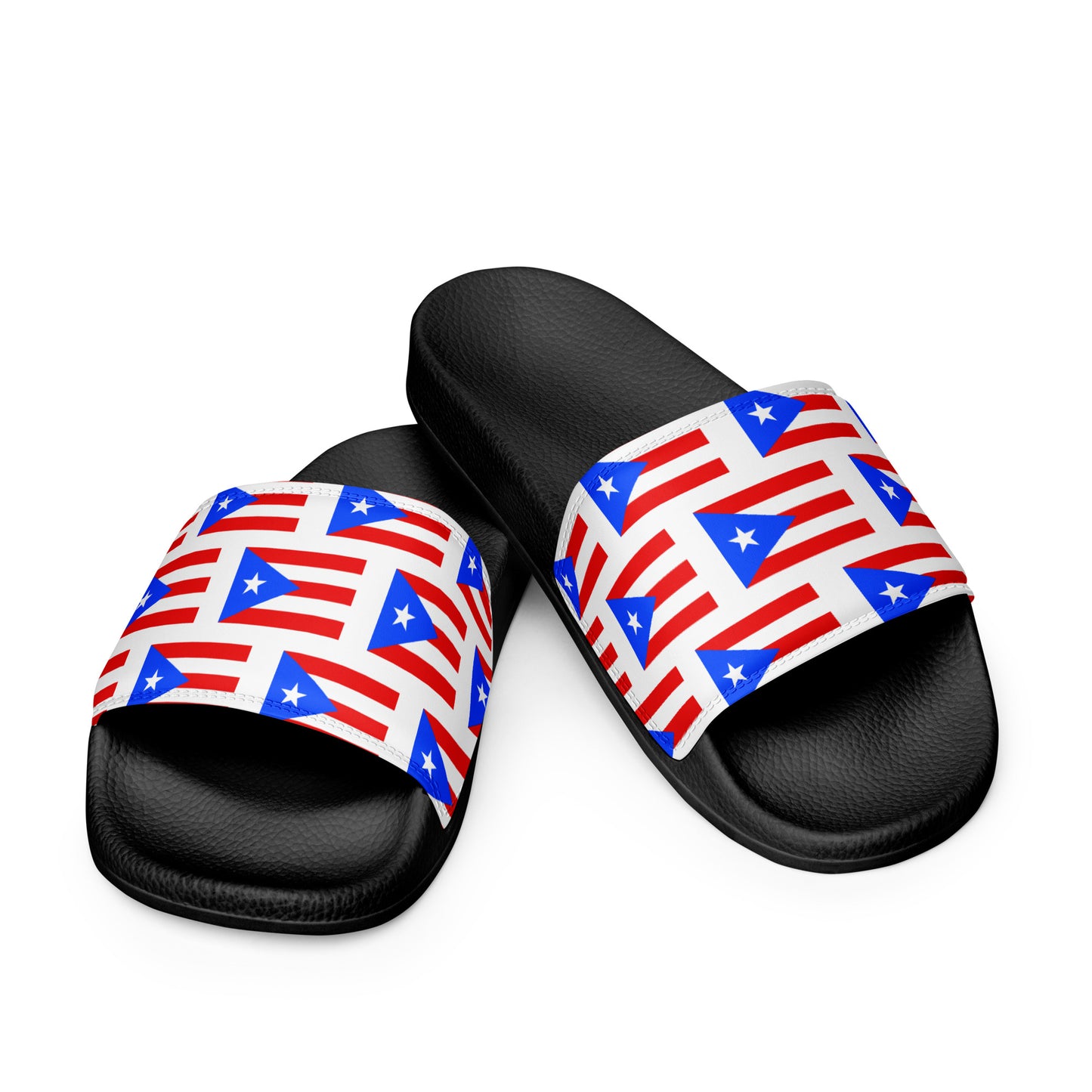 Puerto Rico Flag Men’s slides
