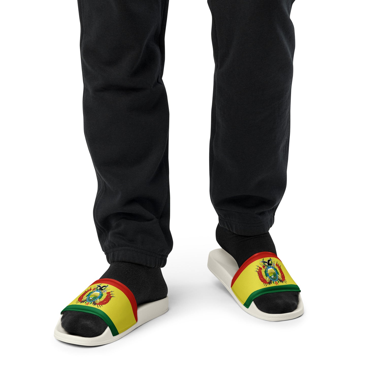 Bolivia Flag Men’s slides