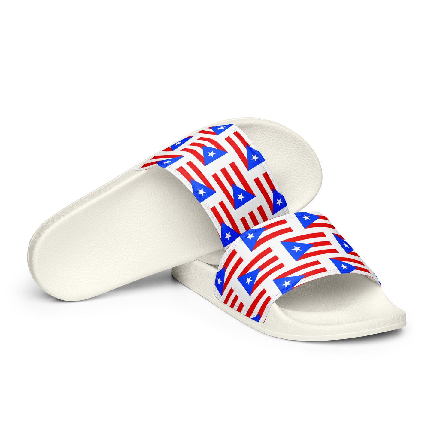 Puerto Rico Flag Men’s slides