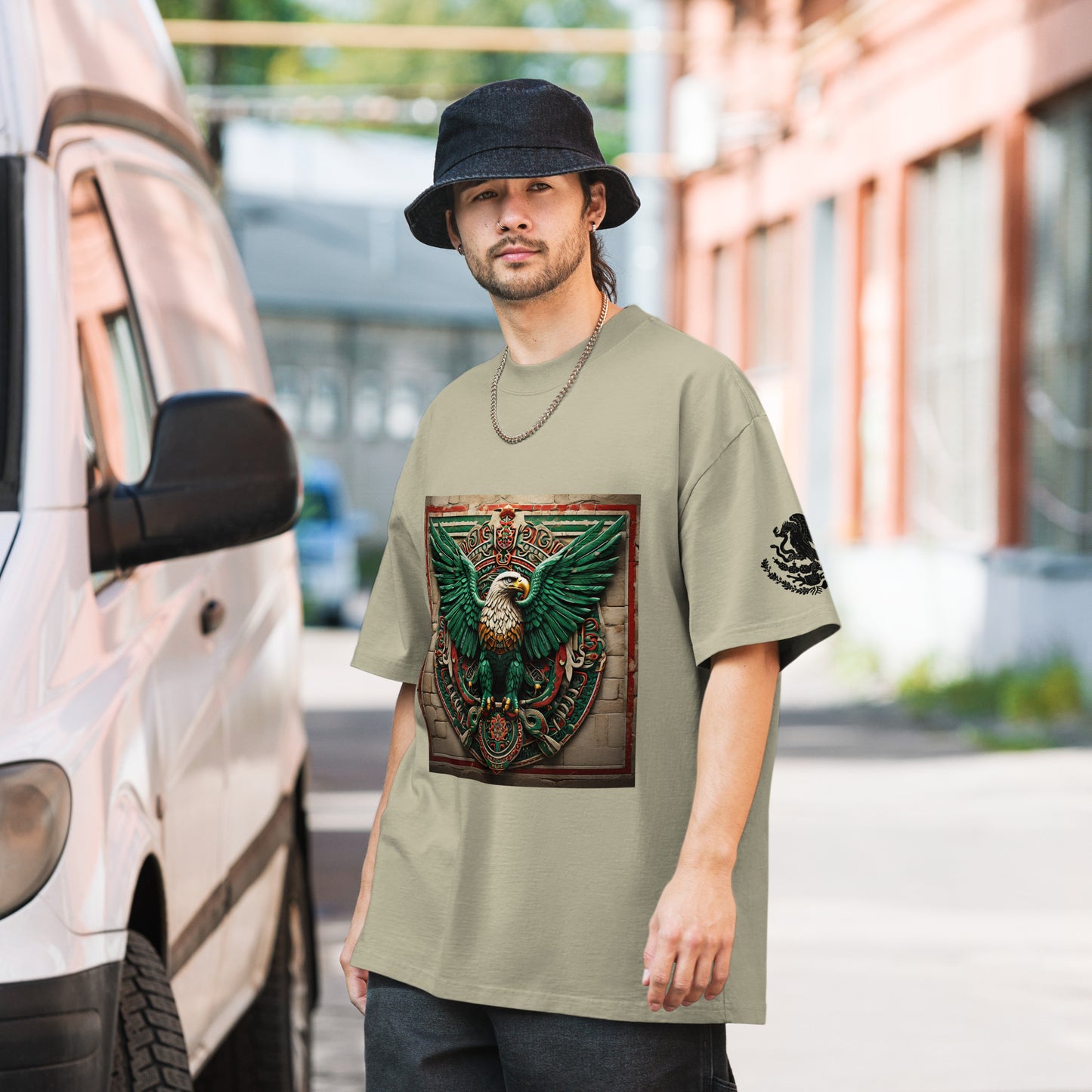 Aztec Mexican inpsired graphic t-shirt