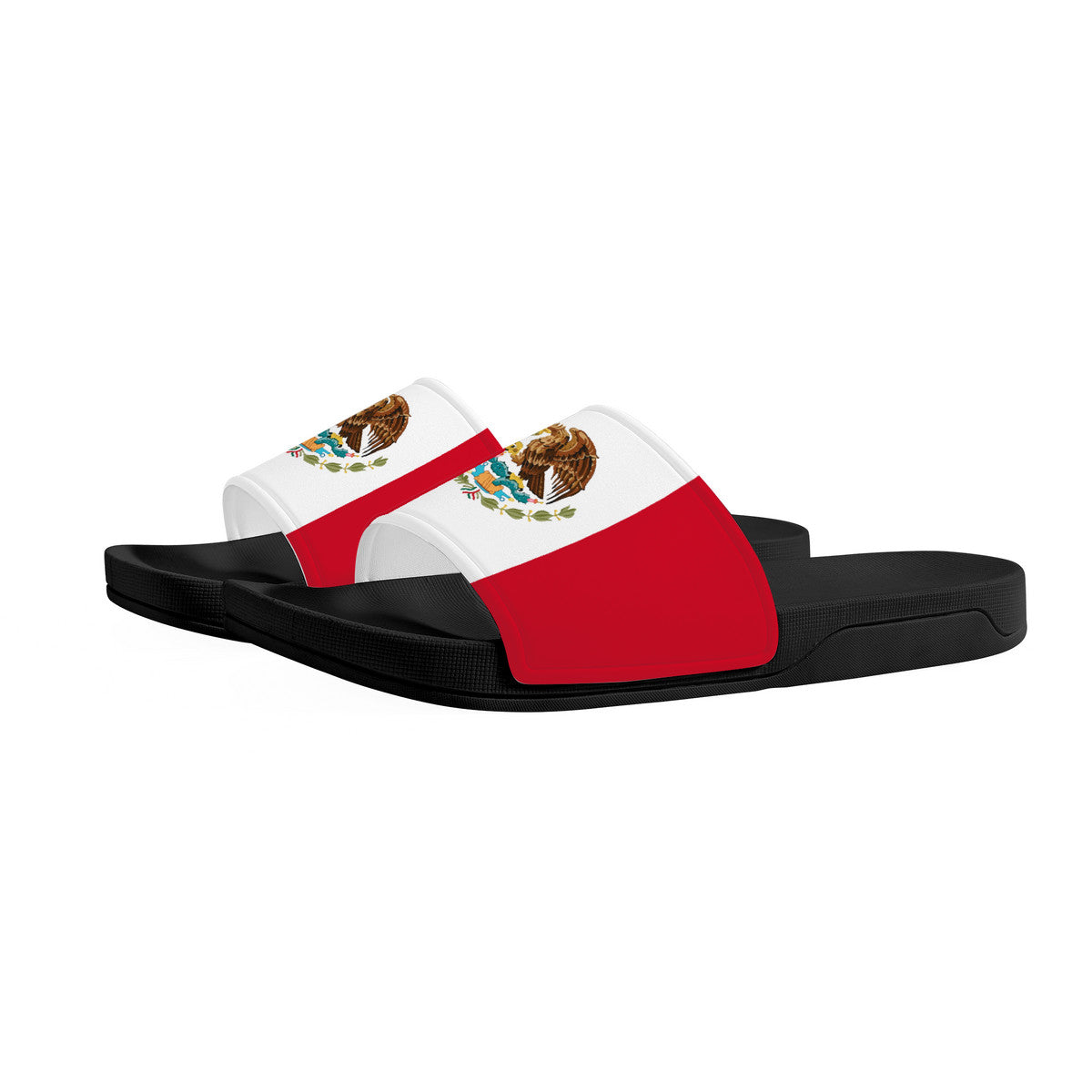 Mexico Men's Slide Sandals - Black